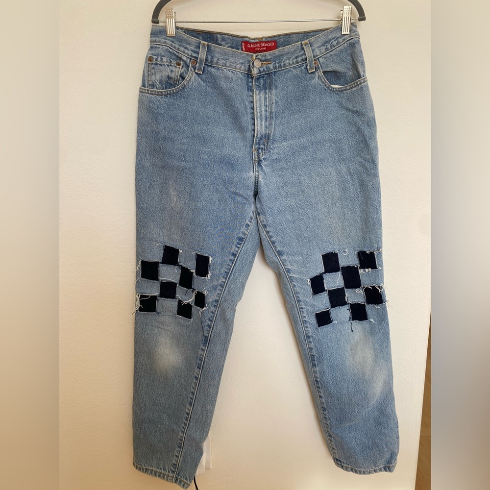 Vintage Levi’s - Patchwork Knees